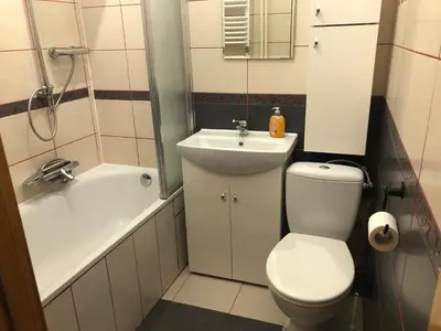 Łazienka w obiekcie Blue River - Plac Legionow