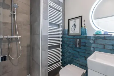 Łazienka w obiekcie Apartament Słoneczny - Młyn Maria - Art Apartments