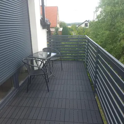 Balkon lub taras w obiekcie Apartamenty Josef