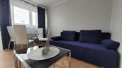 Część wypoczynkowa w obiekcie Lovely flat in heart of Wroclaw
