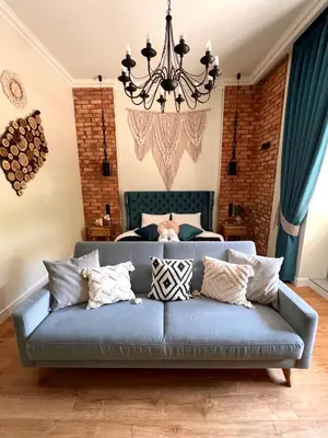 Część wypoczynkowa w obiekcie Brick Castle - Apartament Ulrich
