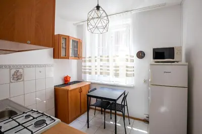 Kuchnia lub aneks kuchenny w obiekcie Gold Vision Apartment