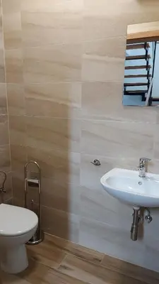 Łazienka w obiekcie Domek nad potokiem