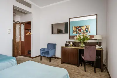 Część wypoczynkowa w obiekcie Europeum Hotel