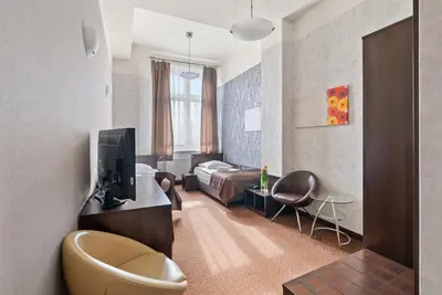 Telewizja i/lub zestaw kina domowego w obiekcie Hotel Diament Economy Gliwice