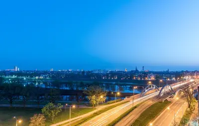 Widok na miasto Wrocław z tego hotelu
