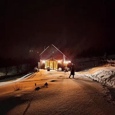 Obiekt Domek Mały Czar zimą