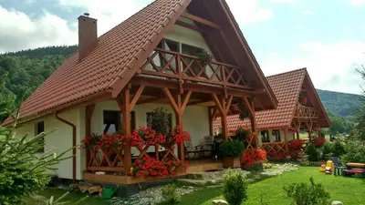Ogród w obiekcie Dzika Stokrotka