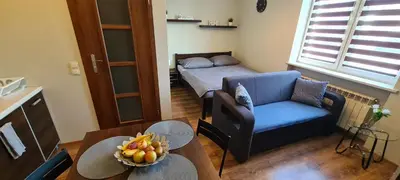 Część wypoczynkowa w obiekcie Apartament Home NETFLIX