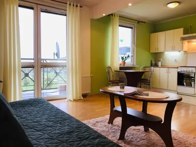 Kuchnia lub aneks kuchenny w obiekcie Festival Apartment