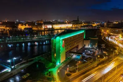 Widok na miasto Wrocław z tego hotelu
