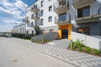 Budynek, w którym mieści się apartament
