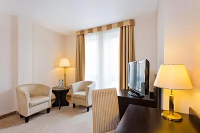 Telewizja i/lub zestaw kina domowego w obiekcie Qubus Hotel Wrocław