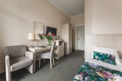 Telewizja i/lub zestaw kina domowego w obiekcie Hotel Amalia