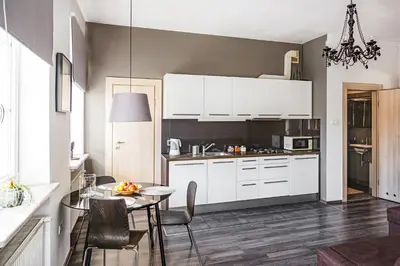 Kuchnia lub aneks kuchenny w obiekcie Stylowy apartament w najlepszej lokalizacji