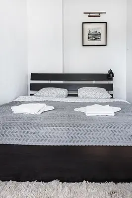 Łóżko lub łóżka w pokoju w obiekcie Stylowy apartament w najlepszej lokalizacji