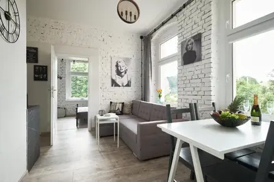 Część wypoczynkowa w obiekcie Loft Apartment Grzmiąca