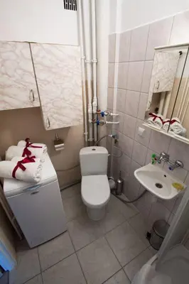 Łazienka w obiekcie Mieszkanie w sercu Sudetów