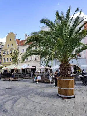 Budynek, w którym mieści się apartament