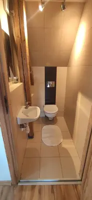 Łazienka w obiekcie Apartament Gliwice Centrum