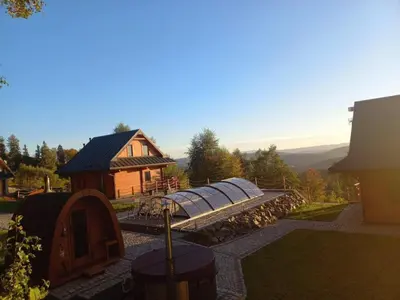 Ogród w obiekcie Sowiogórska Ostoja