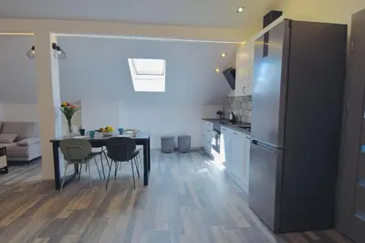 Kuchnia lub aneks kuchenny w obiekcie Apartamenty Żołnierska 31 - Apartament nr 1