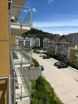 Budynek, w którym mieści się apartament
