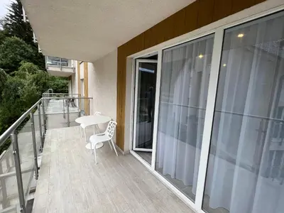 Balkon lub taras w obiekcie Srebrna Perła Livigno