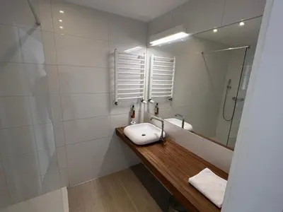 Łazienka w obiekcie Srebrna Perła Livigno