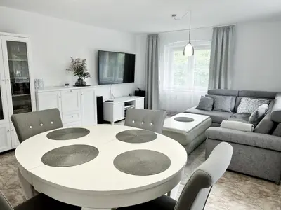 Telewizja i/lub zestaw kina domowego w obiekcie GOŁĘBI PUCH - Przytulny Apartament na wyłączność Kudowa Zdrój
