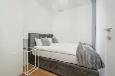 Łóżko lub łóżka w pokoju w obiekcie Rent like home - Gwiaździsta 20