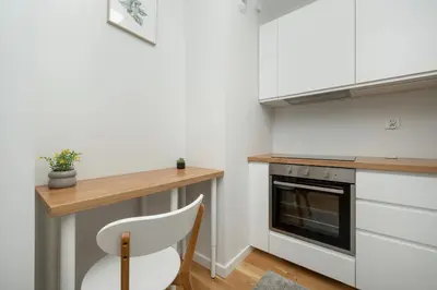 Kuchnia lub aneks kuchenny w obiekcie Rent like home - Gwiaździsta 20