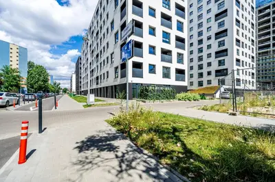 Budynek, w którym mieści się apartament