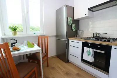 Kuchnia lub aneks kuchenny w obiekcie Apartament Parkowy