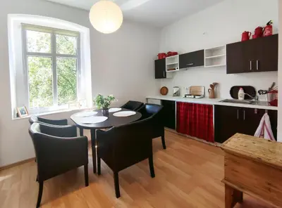 Kuchnia lub aneks kuchenny w obiekcie Apartament Alpejski Duży