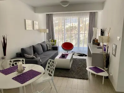 Część wypoczynkowa w obiekcie Apartament Czarna Góra Livigno