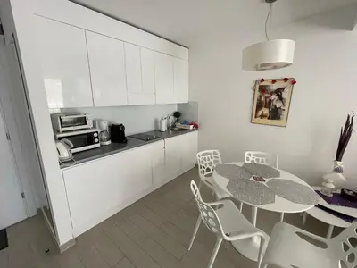 Kuchnia lub aneks kuchenny w obiekcie Apartament Czarna Góra Livigno