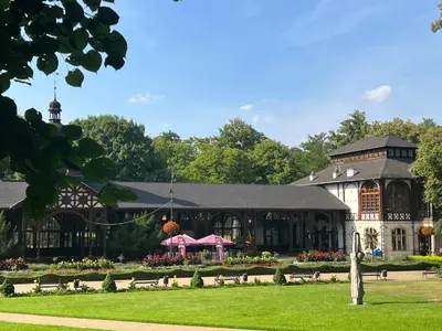 Ogród w obiekcie Apartament Dolny Śląsk