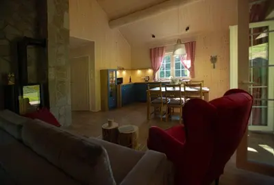 Część wypoczynkowa w obiekcie Frydrysówka