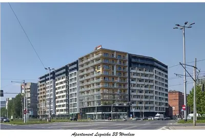 Budynek, w którym mieści się apartament