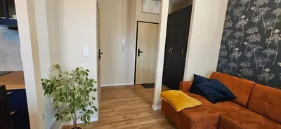 Część wypoczynkowa w obiekcie apartament Legnicka 33 Wrocław