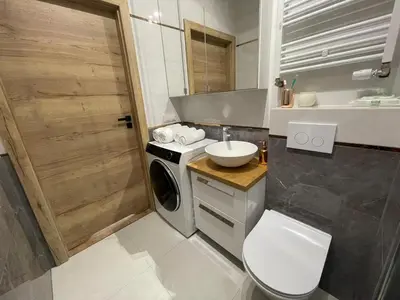 Łazienka w obiekcie apartament Legnicka 33 Wrocław