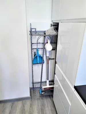 Łóżko lub łóżka piętrowe w pokoju w obiekcie Apartament z balkonem Gliwice Mewy
