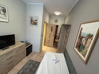 Telewizja i/lub zestaw kina domowego w obiekcie Hotel Ava