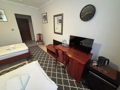 Telewizja i/lub zestaw kina domowego w obiekcie Hotel Ava