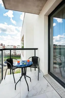 Balkon lub taras w obiekcie Jutrzenka
