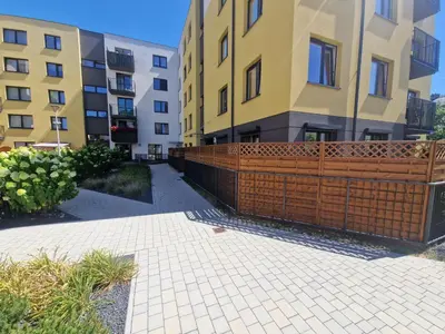 Budynek, w którym mieści się apartament