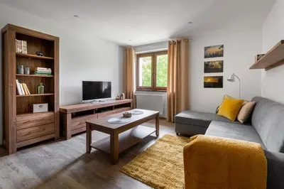 Telewizja i/lub zestaw kina domowego w obiekcie Apartament CALLUNA