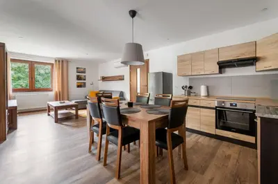 Kuchnia lub aneks kuchenny w obiekcie Apartament CALLUNA