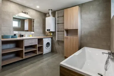Łazienka w obiekcie Apartament CALLUNA